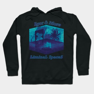 Igor & More Tarantula Liminal Space Blue Haze Hoodie